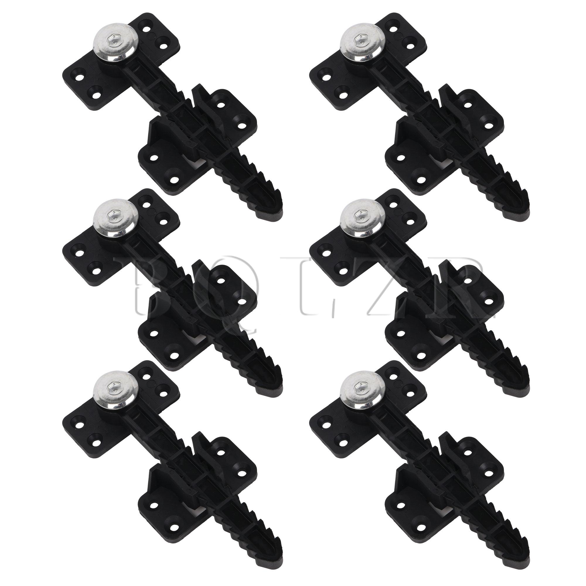 Furniture Interlocking Hardware - BQLZR 14x6เซนติเมตรพลาสติกขวางโซฟาที่มองไม่เห็นประสานโซฟาเชื่อมต่อยึดกับฮาร์ดแวร์แพ็คของ6