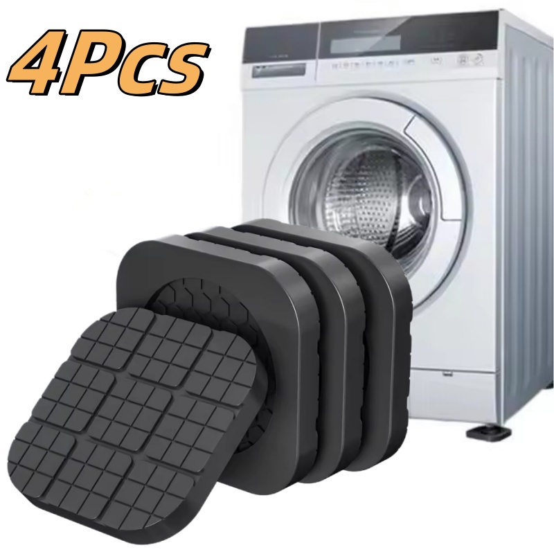 Furniture Foot Pad - แผ่นรองกันสั่นสะเทือน 4 ชิ้น สำหรับเครื่องซักผ้า ตู้เย็น เฟอร์นิเจอร์