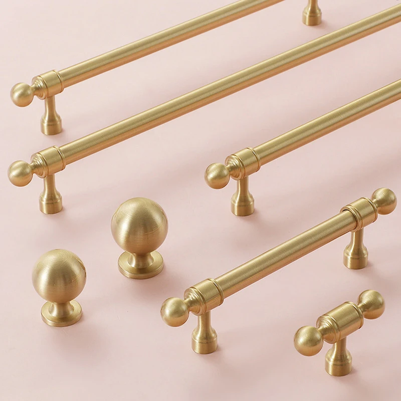 Furniture Hardware Wholesale - Gold ตู้จับโต๊ะลิ้นชักดึงเฟอร์นิเจอร์ลูกบิดประตูสําหรับลิ้นชักขายส่งเฟอร์นิเจอร์ฮาร์ดแวร์อุปกรณ์ครัว