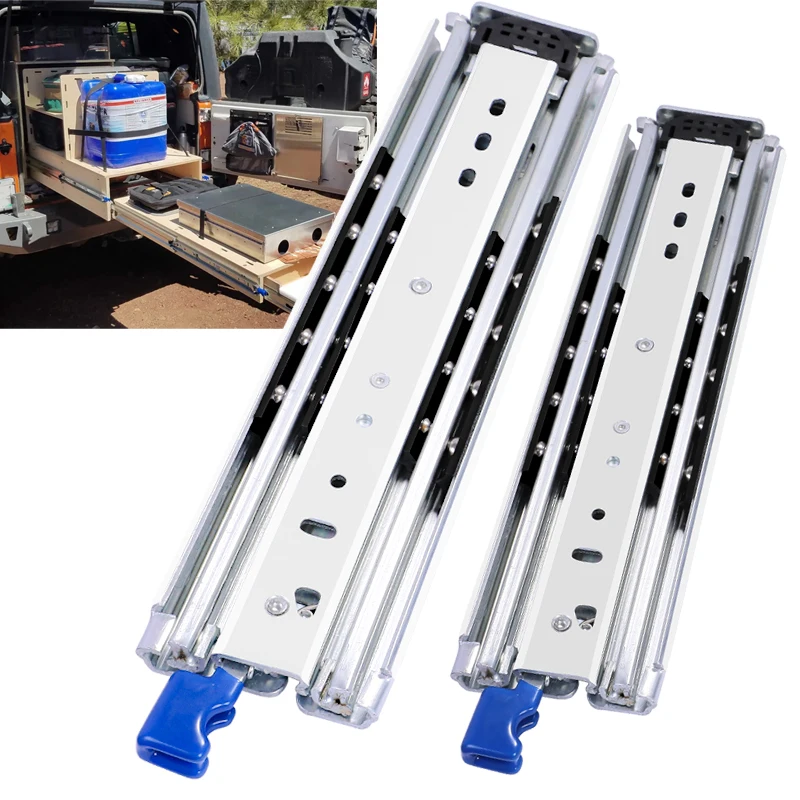 Drawer Slide Pair - รางลิ้นชักแบบรับน้ำหนักมาก 1 คู่ ขนาด 10-60 นิ้ว
