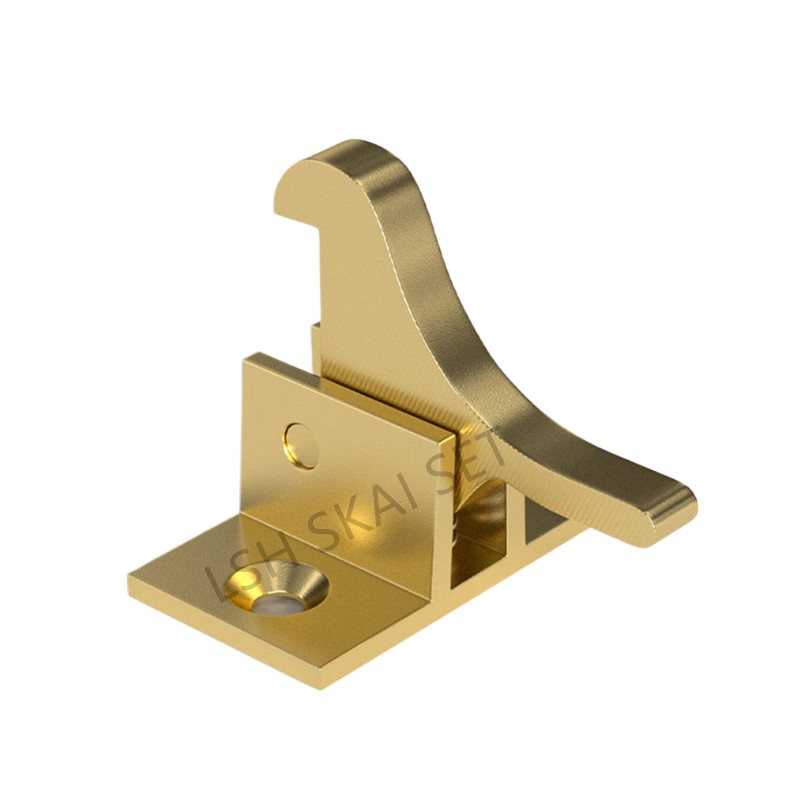 Furniture Hardware High End - 2 ชิ้น ตัวล็อคทองเหลืองคุณภาพสูง ตัวล็อคประตูและหน้าต่างภายใน ตัวล็อคประตูระเบียง ตัวล็อคเพื่อความปลอดภัย