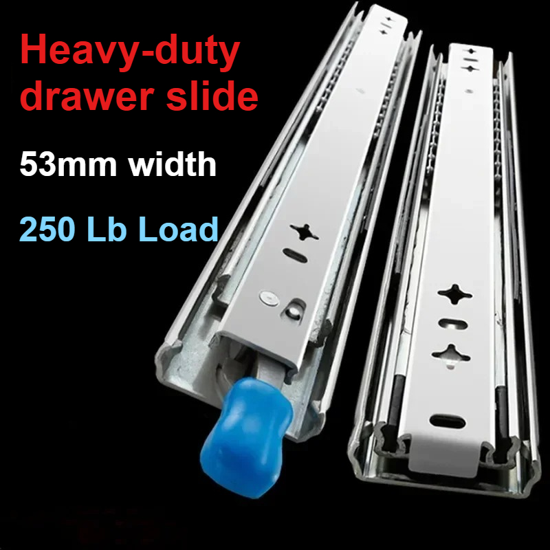 Drawer Slide Pair - 1 คู่ 53 มม.Heavy Duty ลิ้นชักสไลด์