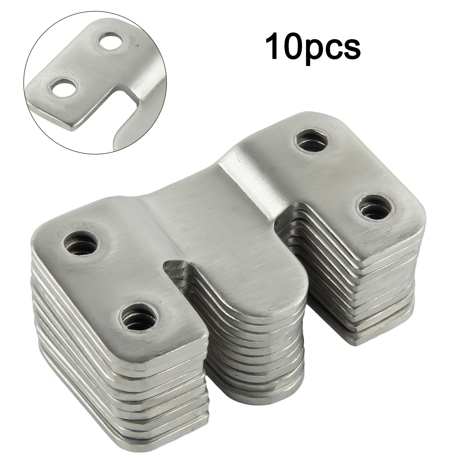 Furniture Interlocking Hardware - 10PCS Heavy Duty กรอบรูปตะขอแขวนผนังเหล็กโซฟา INTERLOCK Bracket