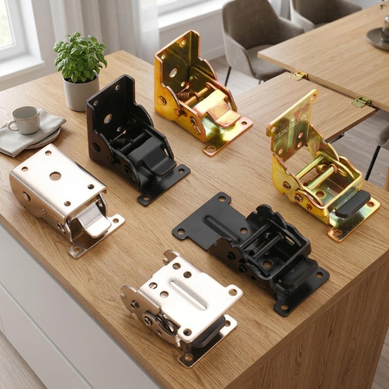 Furniture Hardware Wholesale - บานพับแบบขยายได้สำหรับโต๊ะอาหาร ขายส่ง พร้อมระบบล็อคอัตโนมัติ