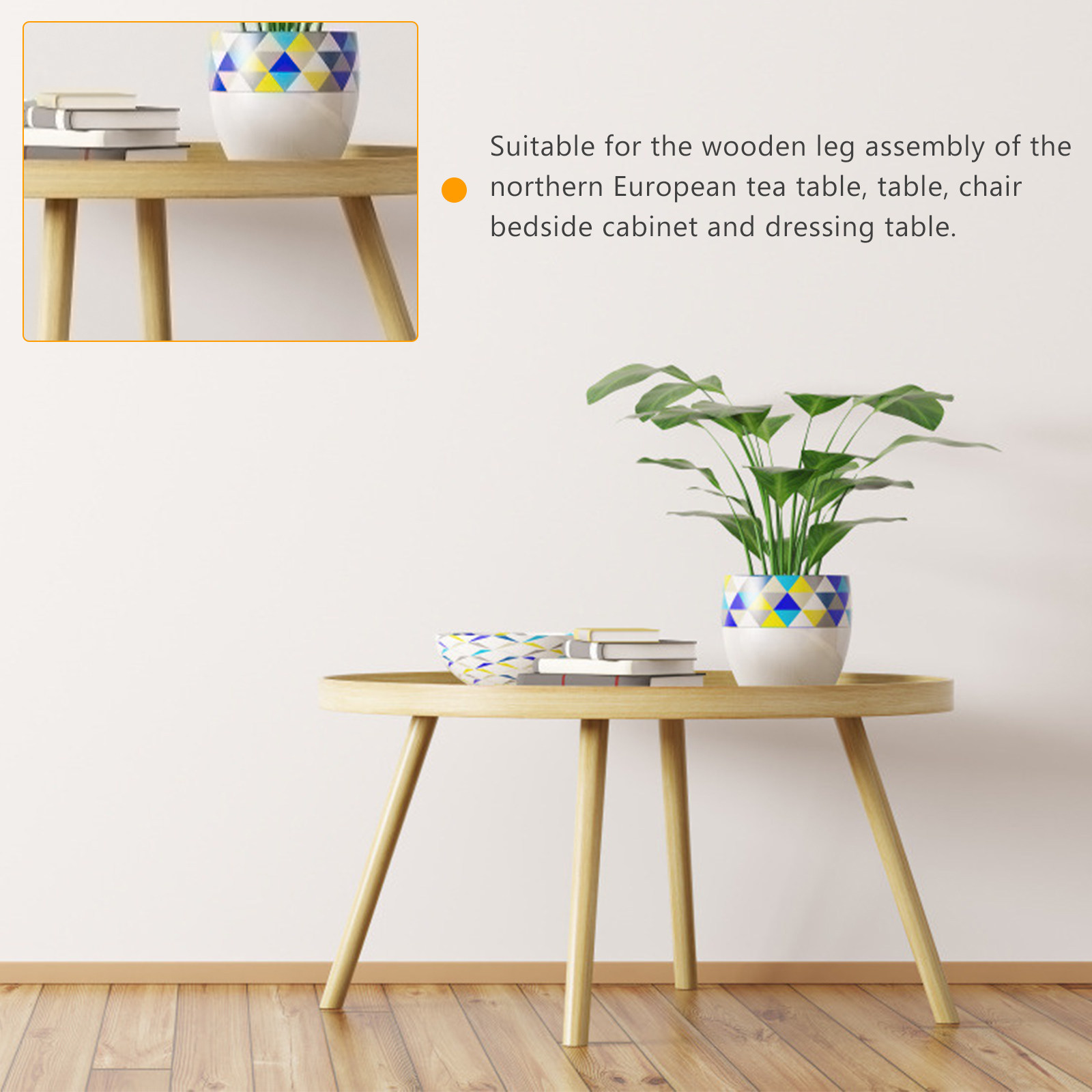 Furniture Leg Set - ชุดน็อต 4 ชิ้น แผ่นยึดมุมเอียง 12 องศา
