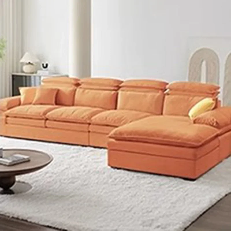 Z. A. Furniture - Z ผ่อนคลายโซฟาสีขาว Nordic Lazy Elegant Soft