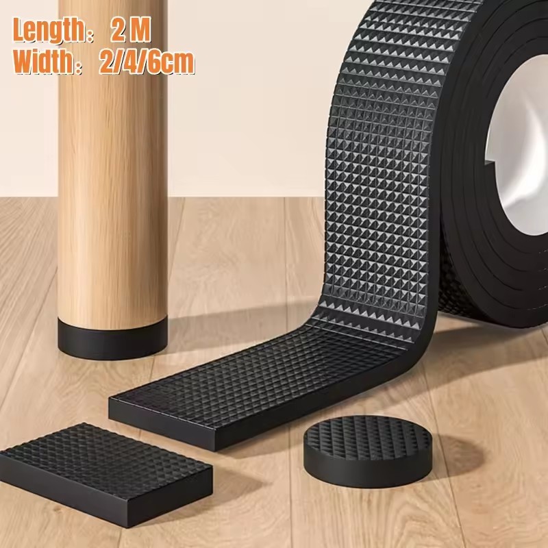 Furniture Foot Pad - แผ่นรองเฟอร์นิเจอร์กันลื่นแบบ DIY แผ่นรองกันเสียง แผ่นรองกันกระแทก แผ่นรองหนากันลื่น แผ่นรองกันลื่นแบบมีกาวในตัว