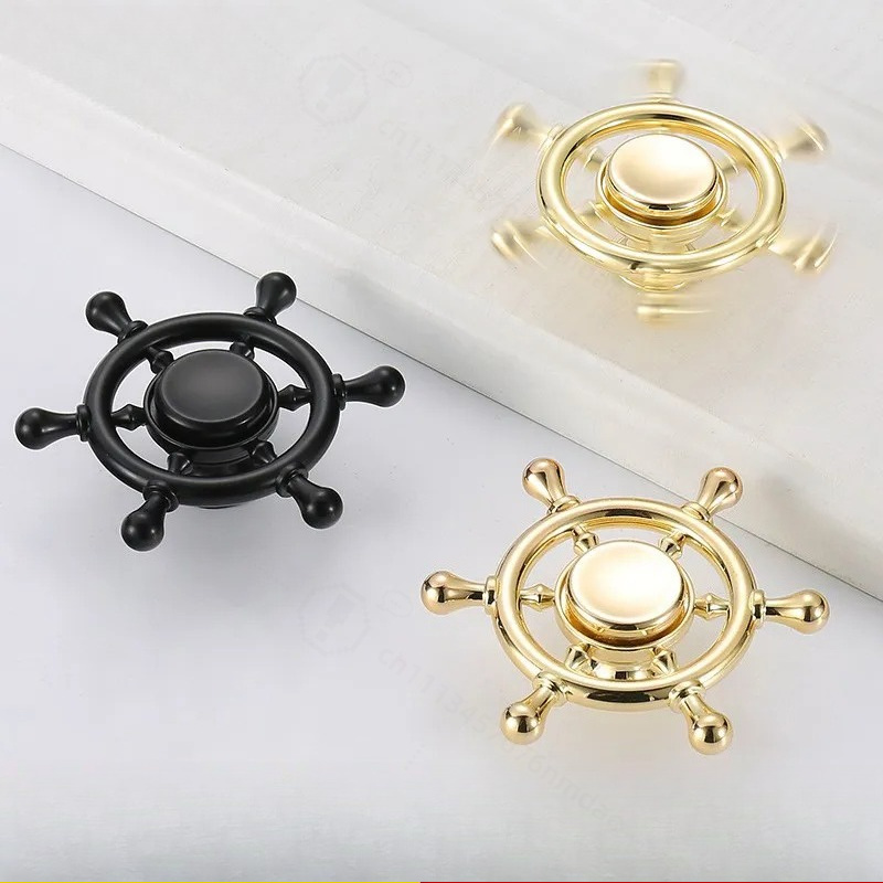 Furniture Hardware Wholesale - มือจับประตูลิ้นชักแบบหมุนได้ รูเดียว สีดำ แบบไจโร อุปกรณ์ฮาร์ดแวร์เฟอร์นิเจอร์ ขายส่ง
