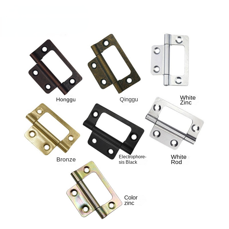 Furniture Hardware Antique - บานพับเหล็กโบราณสีทองแดง 10 ชิ้น ขายส่ง บานพับสำหรับตู้ กล่องไม้