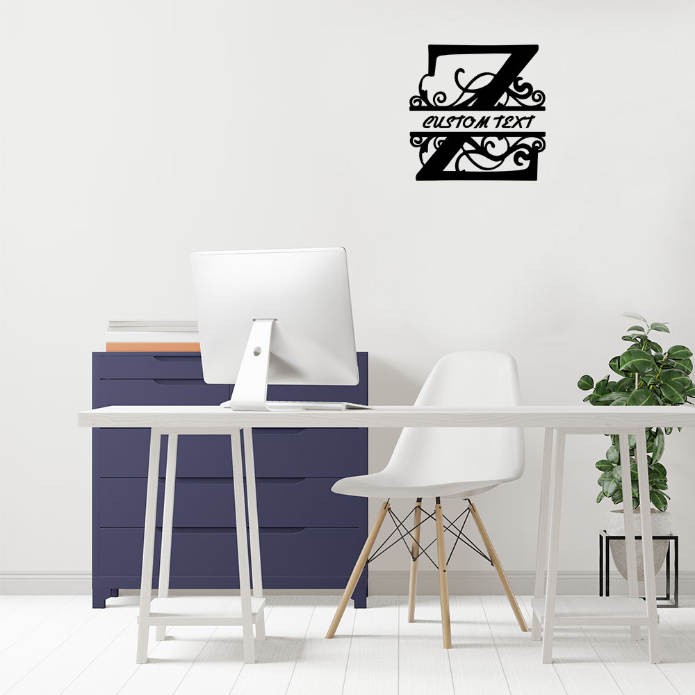Z. A. Furniture - สติ๊กเกอร์ติดผนังรูปตัวอักษร Z แบบกำหนดเองได้ 1 ชิ้น สินค้าขายดี