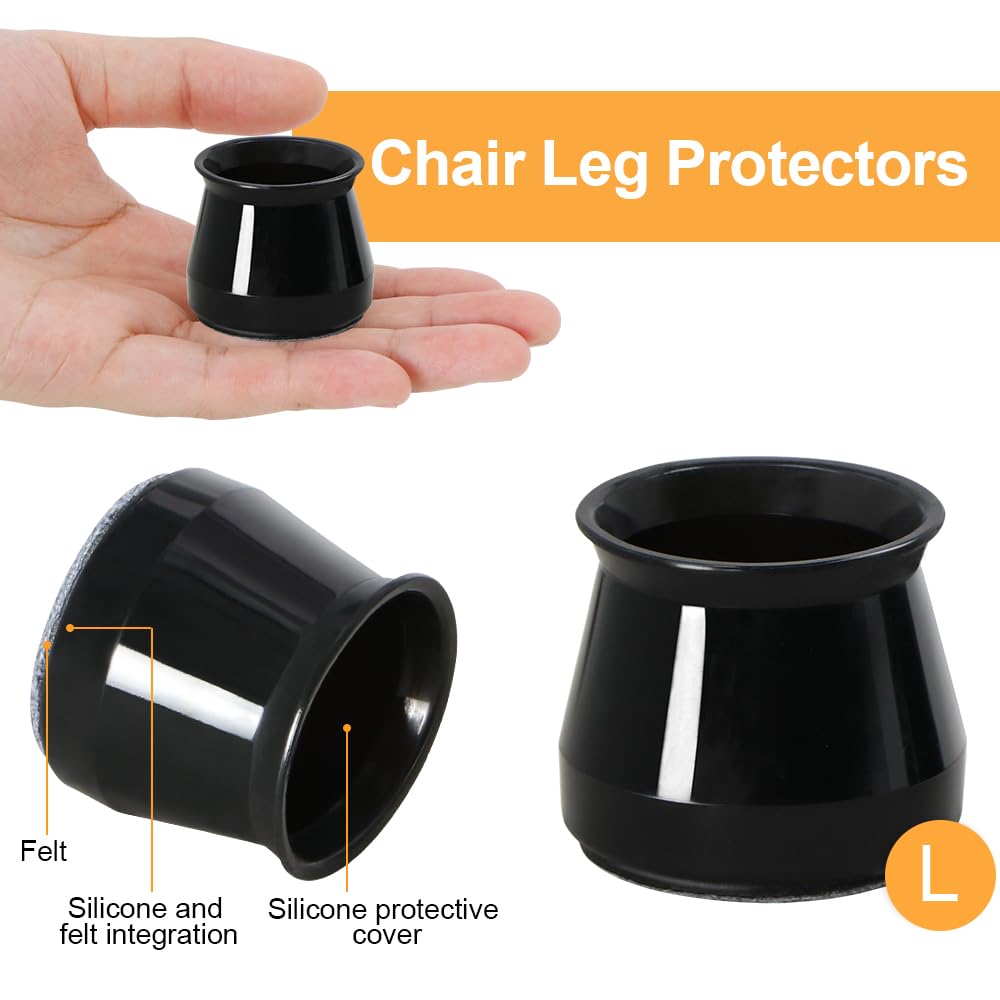 16 ชิ้นเก้าอี้ขาสําหรับพื้นไม้ - Furniture Foot Pad บทวิจารณ์และราคา