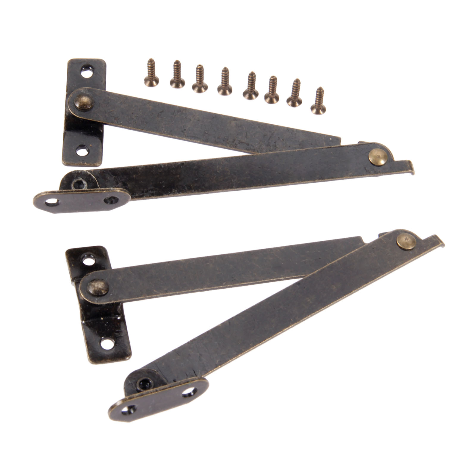 บานพับรองรับฝาปิด 2 ชิ้น สำหรั - Furniture Hardware Antique บทวิจารณ์และราคา
