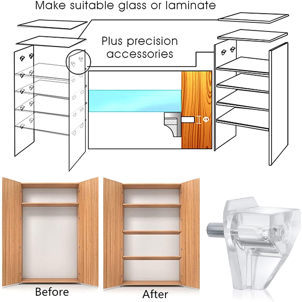 หมุดยึดตู้เก็บของ3มม. 20ชิ้นหม - Shelf Peg Support บทวิจารณ์และราคา