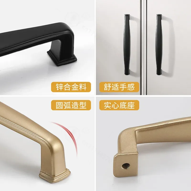 มือจับตู้สีดำ Yijia มือจับลิ้น - Furniture Hardware Wholesale บทวิจารณ์และราคา