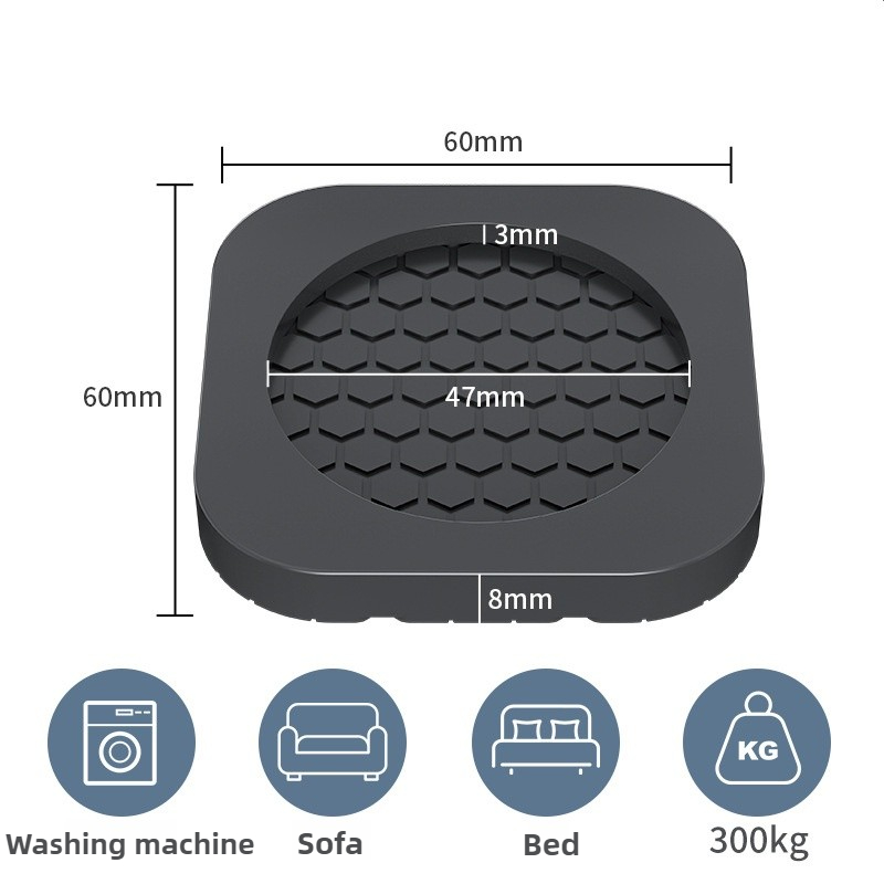 แผ่นรองกันสั่นสะเทือน 4 ชิ้น ส - Furniture Foot Pad บทวิจารณ์และราคา