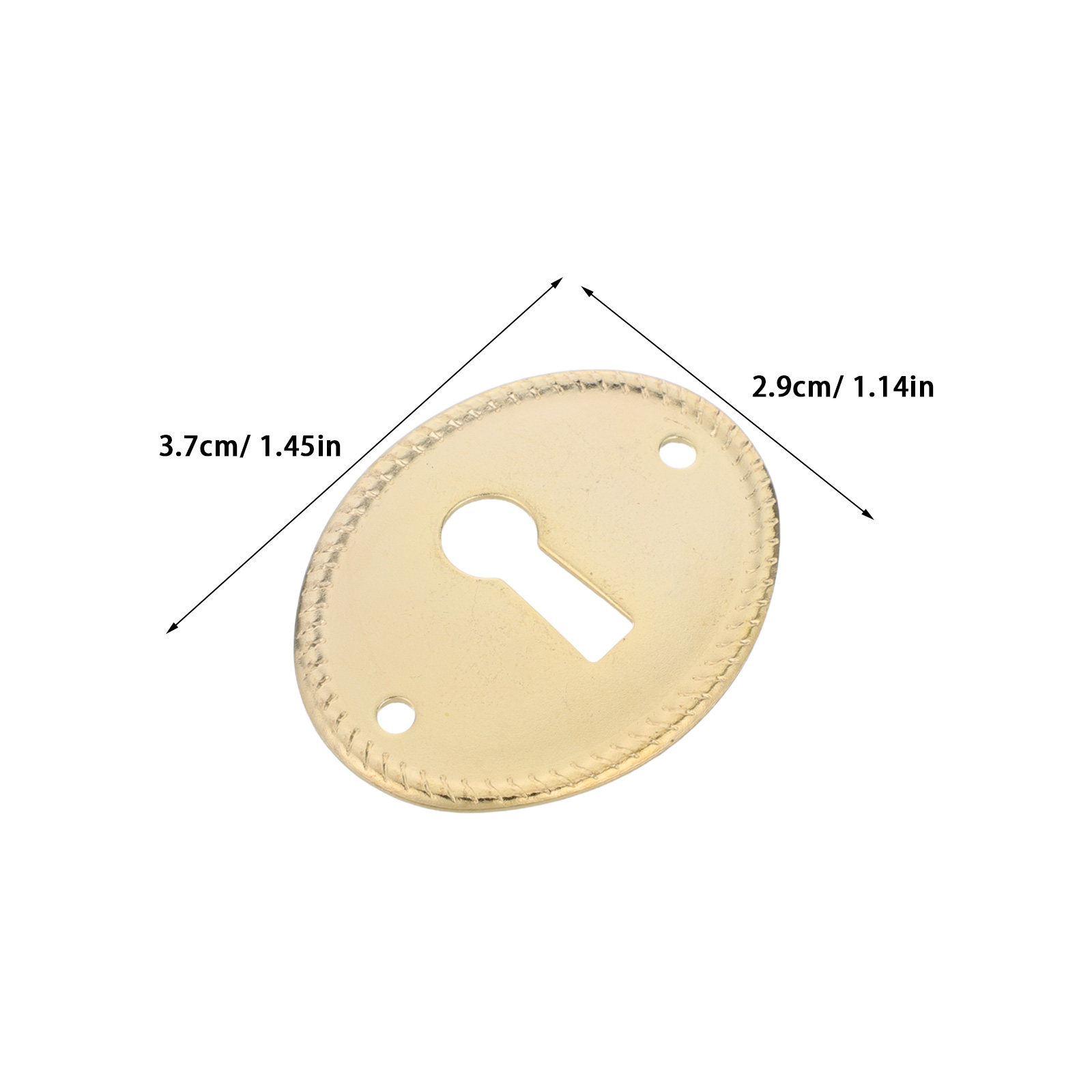 ฝาครอบรูกุญแจรูปวงรีสไตล์วินเท - Furniture Hardware Parts บทวิจารณ์และราคา
