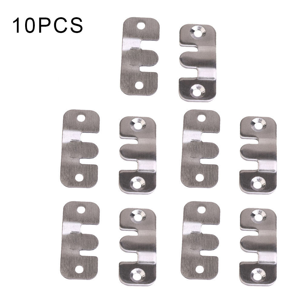 10PCS Heavy Duty กรอบรูปตะขอแข - Furniture Interlocking Hardware บทวิจารณ์และราคา