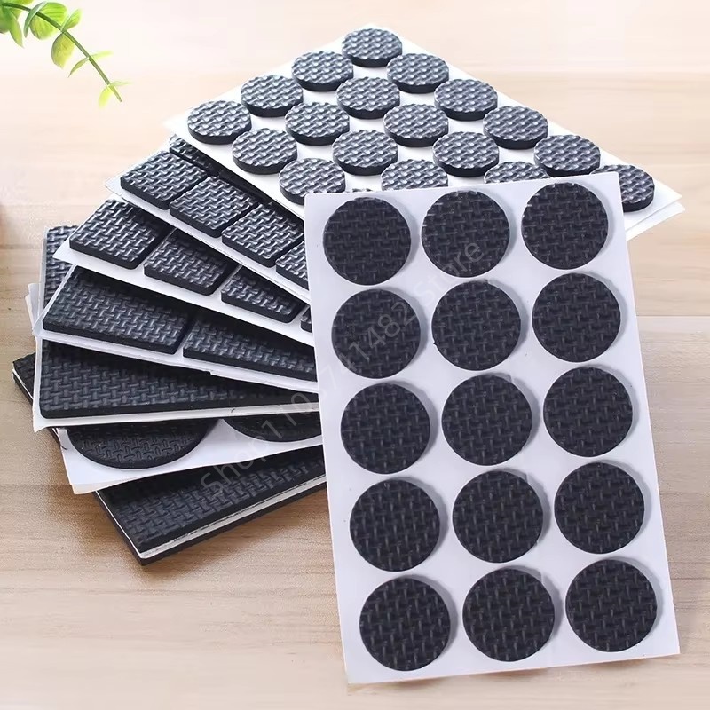แผ่นรองขาเฟอร์นิเจอร์สีดำแบบมี - Furniture Foot Pad บทวิจารณ์และราคา