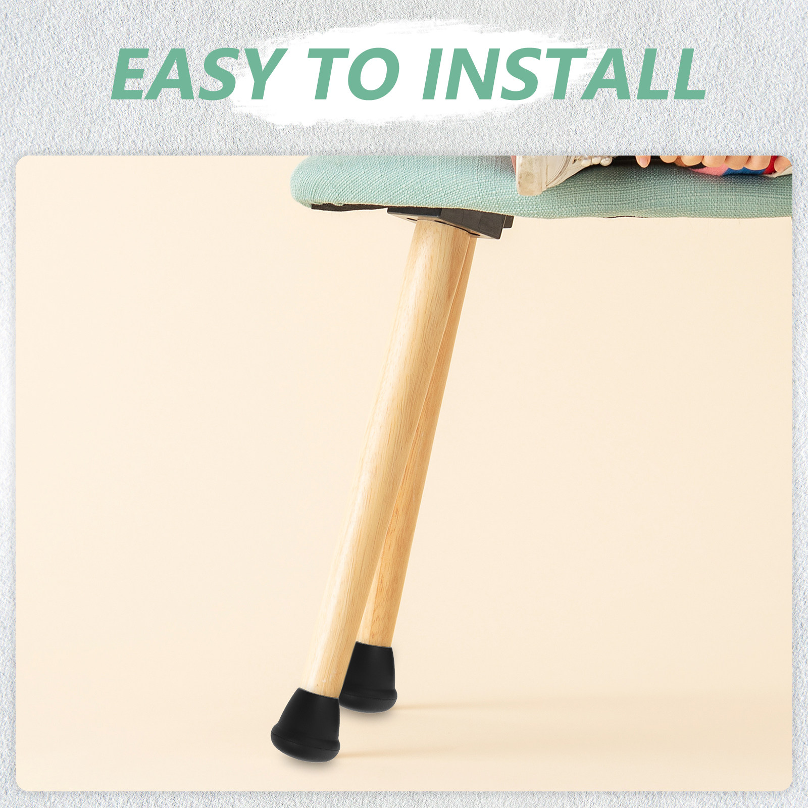 4 ชิ้น แผ่นรองขาเก้าอี้กันลื่น - Furniture Foot Pad บทวิจารณ์และราคา