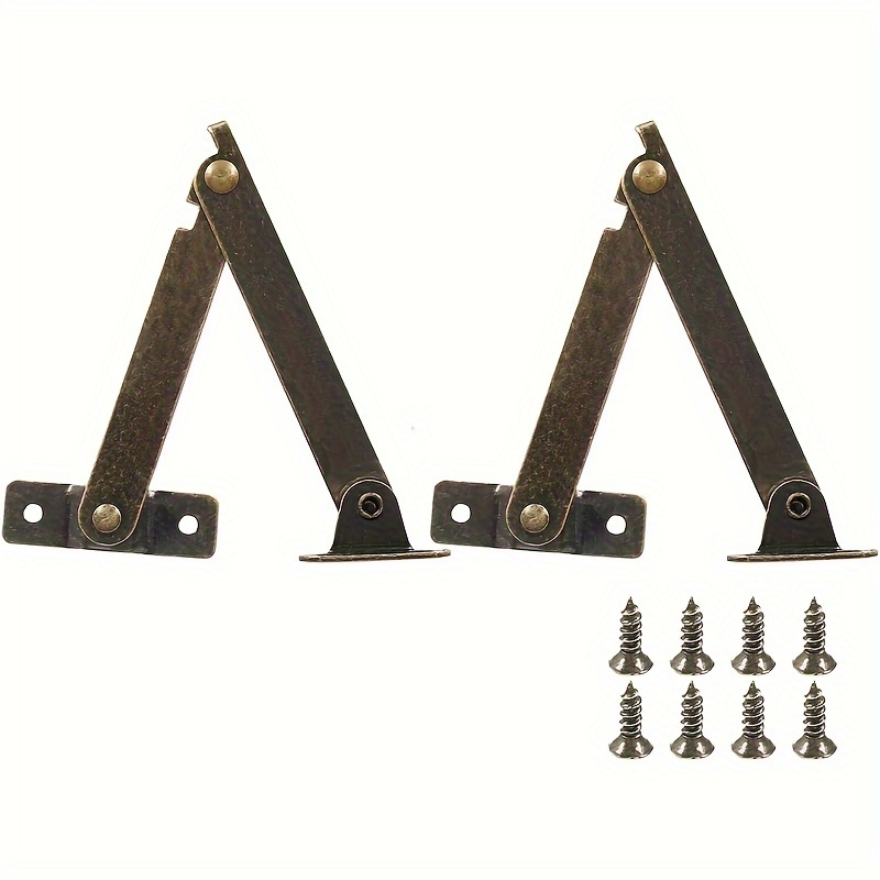 บานพับรองรับฝาพับสีบรอนซ์โบราณ - Furniture Hardware Antique บทวิจารณ์และราคา
