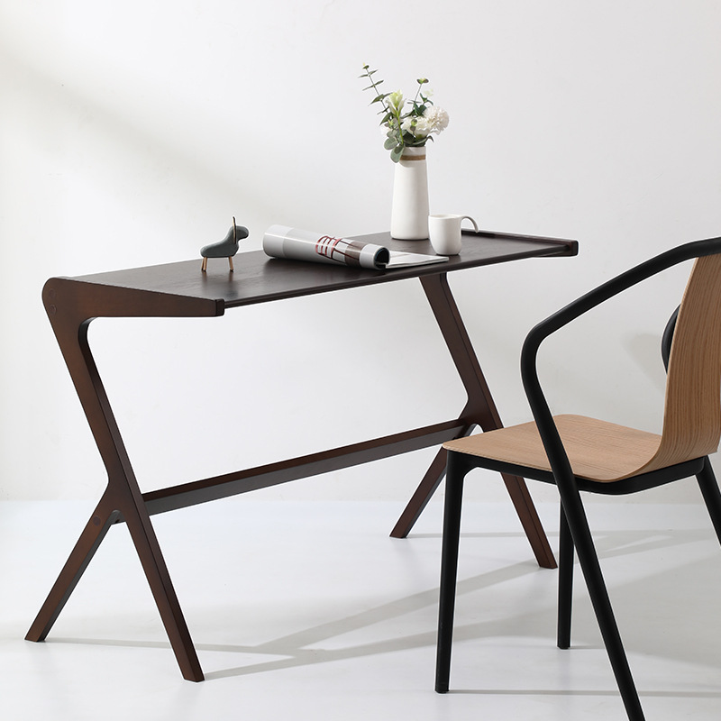 โต๊ะทำงานไม้เนื้อแข็งสไตล์นอร์ - Japanese Furniture Hardware บทวิจารณ์และราคา