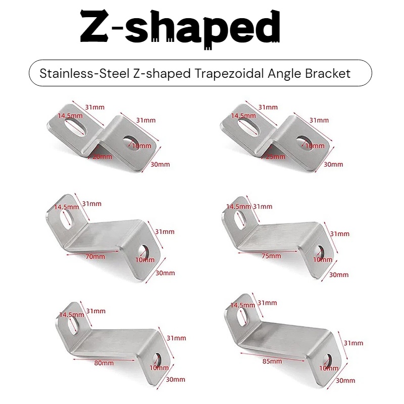 ขาเหล็กยึดมุมรูปตัว Z หนา 3 มม - Z. A. Furniture บทวิจารณ์และราคา