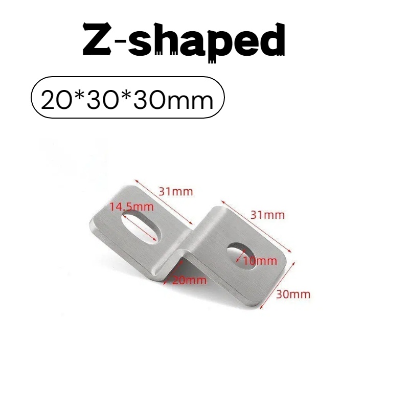 ขาเหล็กยึดมุมรูปตัว Z หนา 3 มม - Z. A. Furniture บทวิจารณ์และราคา