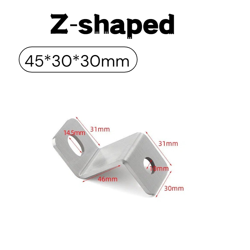 ขาเหล็กยึดมุมรูปตัว Z หนา 3 มม - Z. A. Furniture บทวิจารณ์และราคา