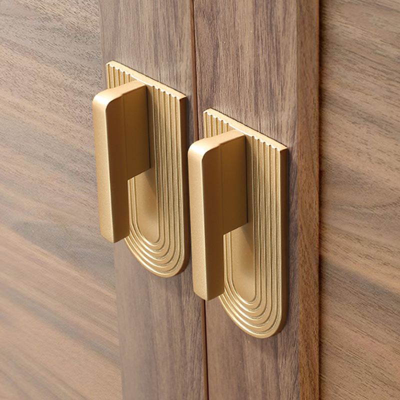 มือจับประตูตู้ทองโมเดิร์นเรียบ - Furniture Hardware High End บทวิจารณ์และราคา