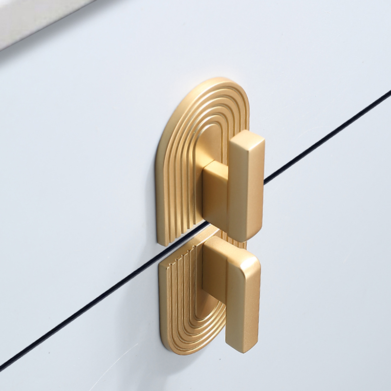 มือจับประตูตู้ทองโมเดิร์นเรียบ - Furniture Hardware High End บทวิจารณ์และราคา