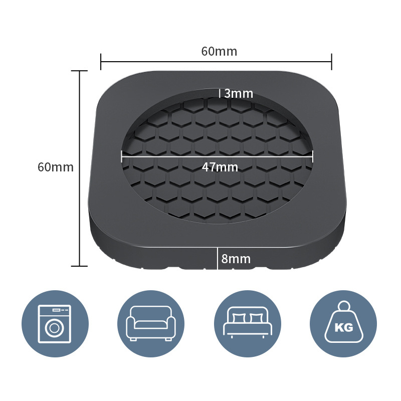 แผ่นรองกันสั่นสะเทือน 4 ชิ้น แ - Furniture Foot Pad บทวิจารณ์และราคา