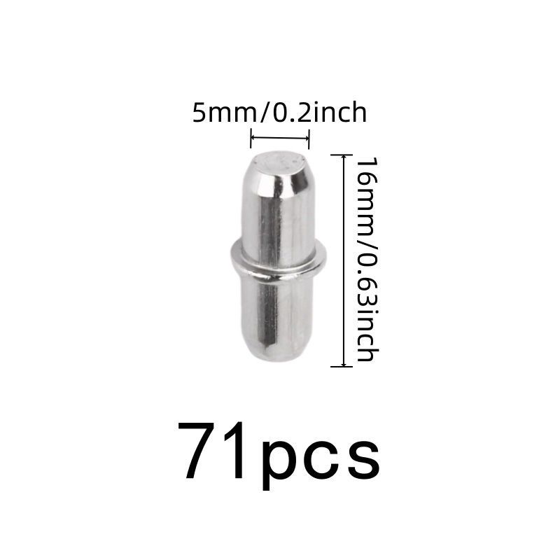 หมุดรองรับชั้นวาง 71 ชิ้น วัสด - Shelf Peg Support บทวิจารณ์และราคา