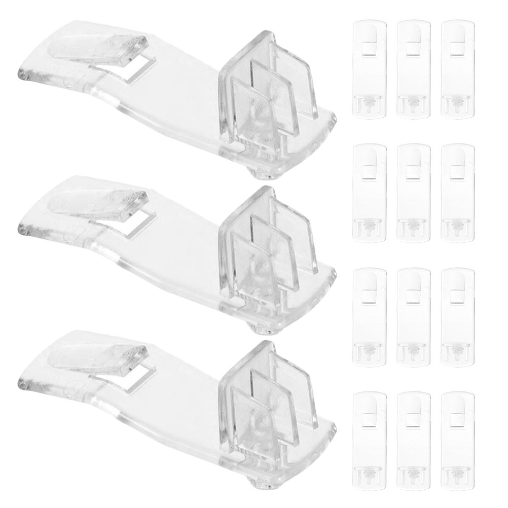 คลิปล็อคชั้นวางของพลาสติกใส 30 - Shelf Peg Support บทวิจารณ์และราคา