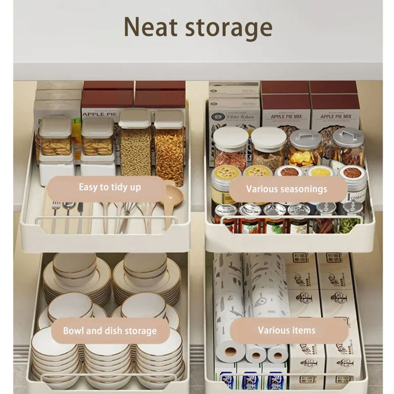 ใหม่ห้องครัวชั้นวางของรางสไลด์ - Drawer Slide Pair บทวิจารณ์และราคา