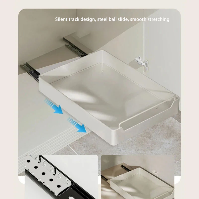 ใหม่ห้องครัวชั้นวางของรางสไลด์ - Drawer Slide Pair บทวิจารณ์และราคา