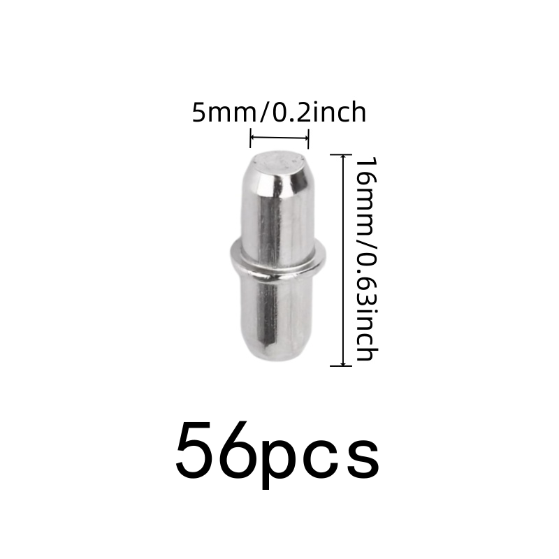 56 ชิ้น หมุดยึดตู้เหล็ก แข็งแร - Shelf Peg Support บทวิจารณ์และราคา