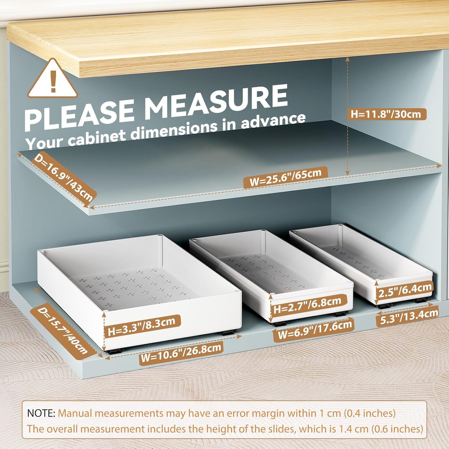 ชั้นวางของในครัวแบบดึงออกได้ 1 - Drawer Slide Pair บทวิจารณ์และราคา