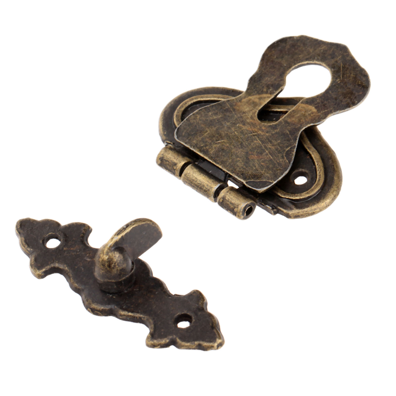 5Pcs 63X47มม.โบราณล็อคโลหะตกแต - Furniture Hardware Antique บทวิจารณ์และราคา