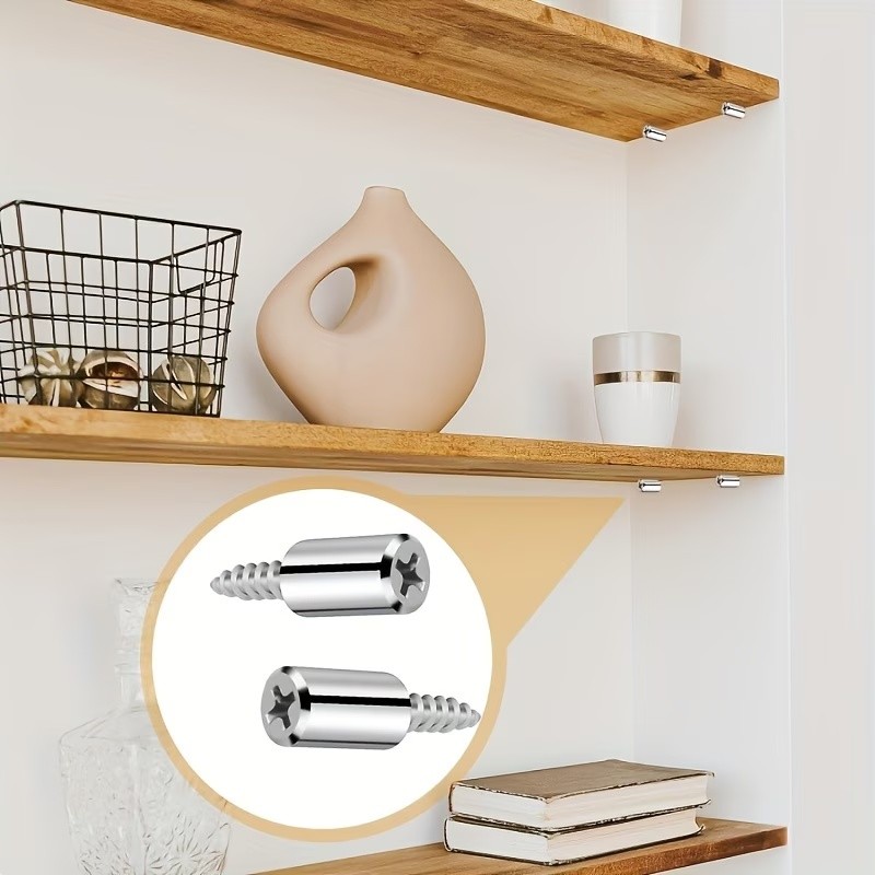 หมุดยึดชั้นวางโลหะแบบหนา 4 ชิ้ - Shelf Peg Support บทวิจารณ์และราคา
