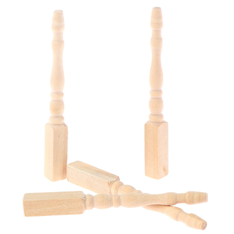 ● 4 ชิ้น/เซ็ต 1:12 ตุ๊กตาจิ๋ว  - Furniture Leg Set บทวิจารณ์และราคา