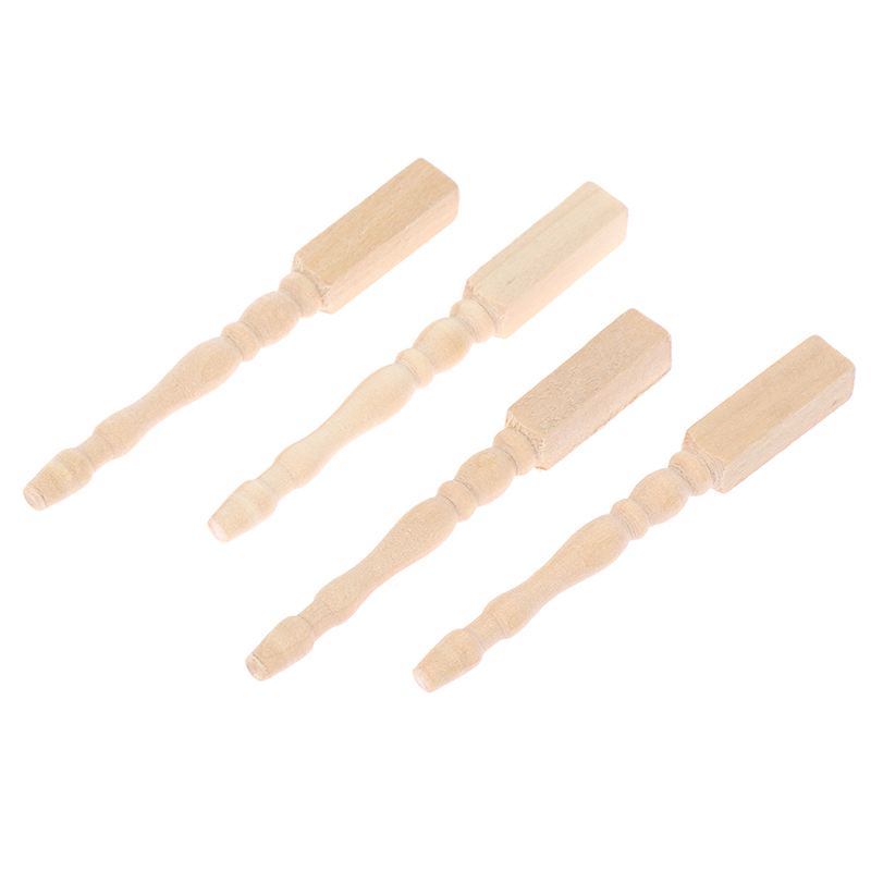 ● 4 ชิ้น/เซ็ต 1:12 ตุ๊กตาจิ๋ว  - Furniture Leg Set บทวิจารณ์และราคา