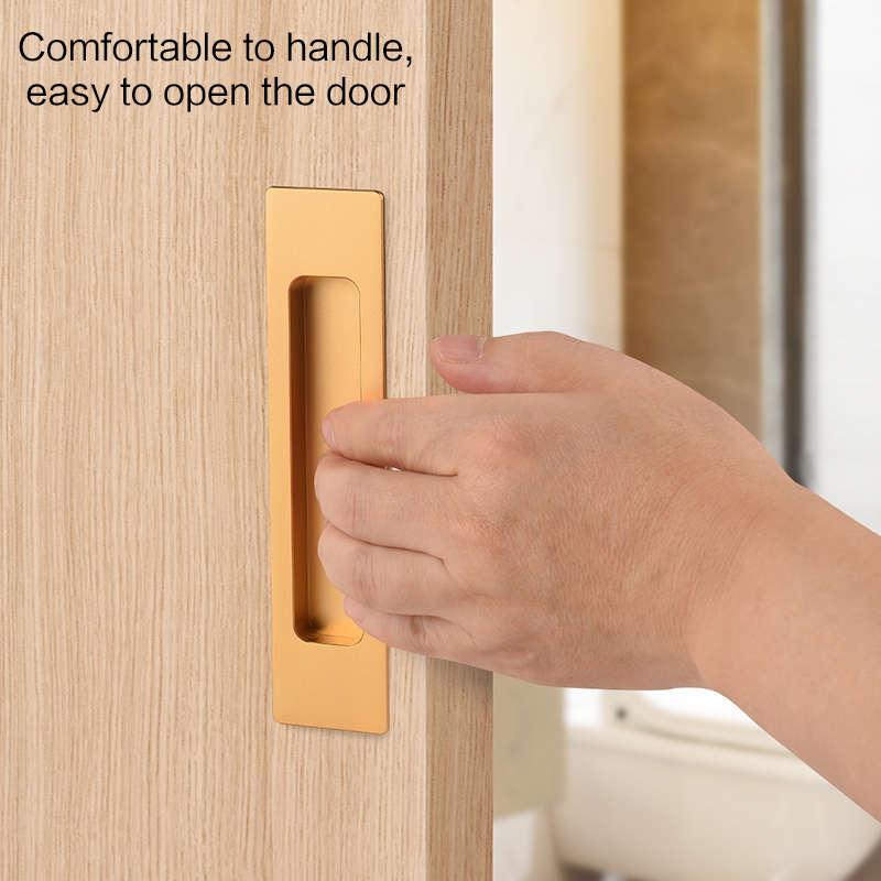 มือจับแบบฝังสำหรับประตูบานเลื่ - Z. A. Furniture บทวิจารณ์และราคา