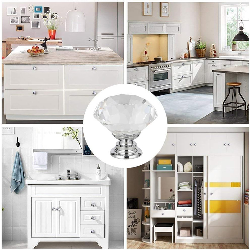 ลูกบิดตู้ 6 ชิ้น พร้อมสกรู ขนา - Furniture Hardware Parts บทวิจารณ์และราคา