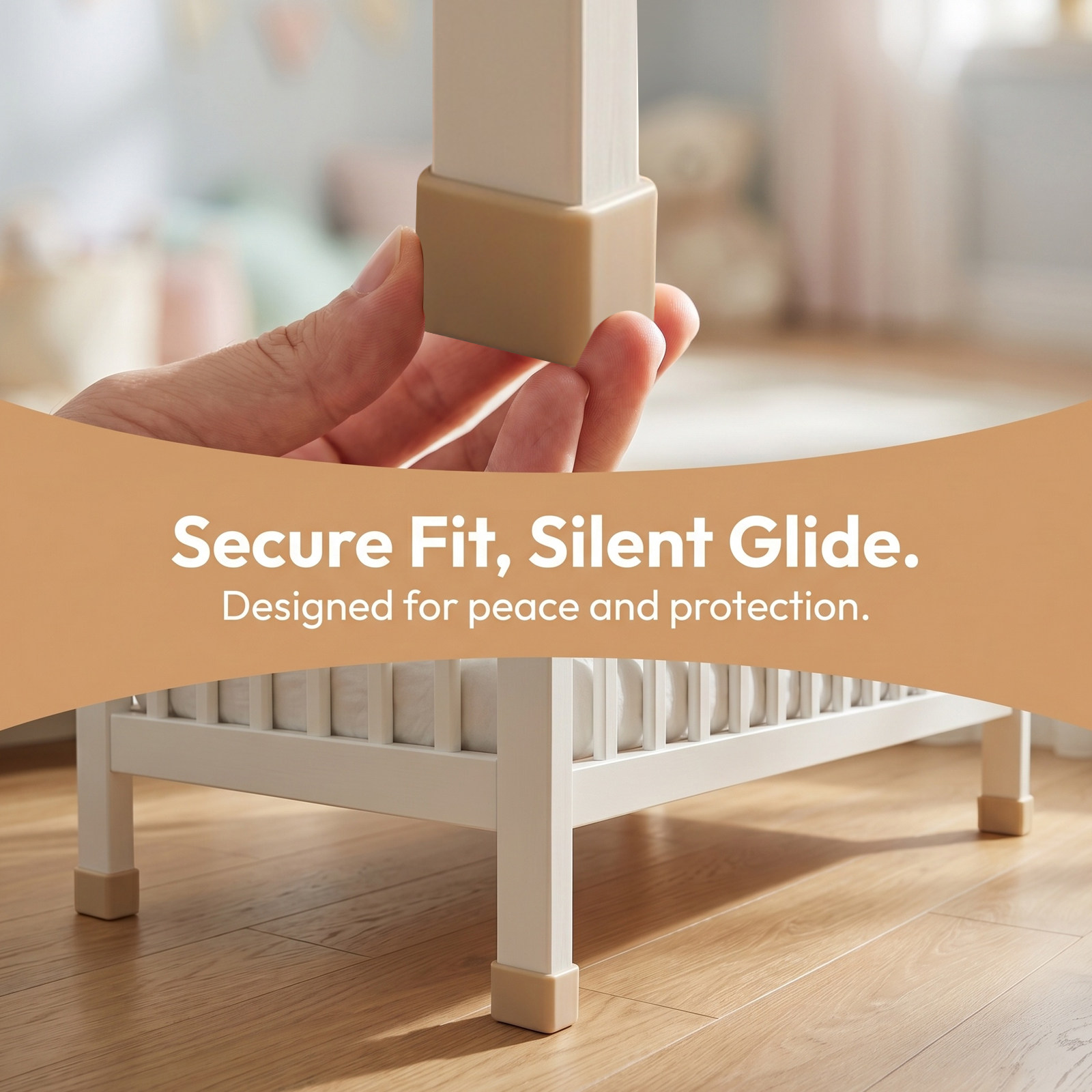 ฝาครอบขาเตียงเด็ก 2 ชิ้น ป้องก - Furniture Foot Pad บทวิจารณ์และราคา