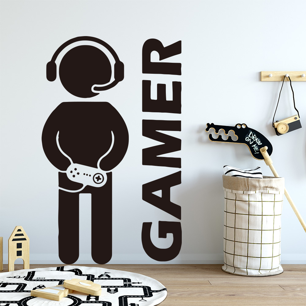 1 PC Gamer Wall Art Decal สําห - Furniture Hardware Parts บทวิจารณ์และราคา