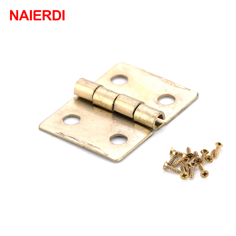 50PCS NAIERDI โบราณบานพับ MINI - Furniture Hardware Antique บทวิจารณ์และราคา