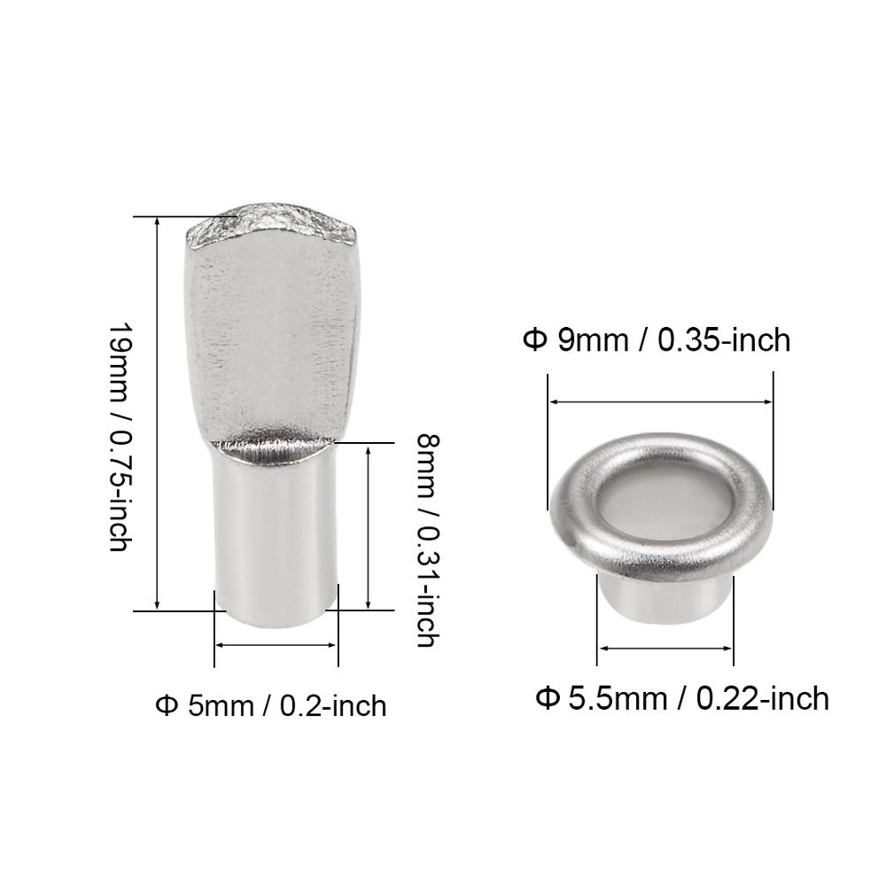 Uxcell 20-200Pcsชั้นวางหมุด5X1 - Shelf Peg Support บทวิจารณ์และราคา