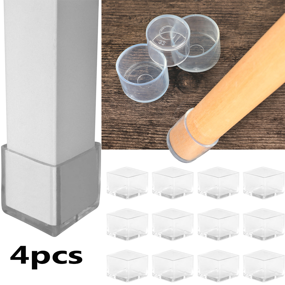 4ชิ้น/เซ็ตเก้าอี้ตารางฟุต Caps - Furniture Leg Set บทวิจารณ์และราคา