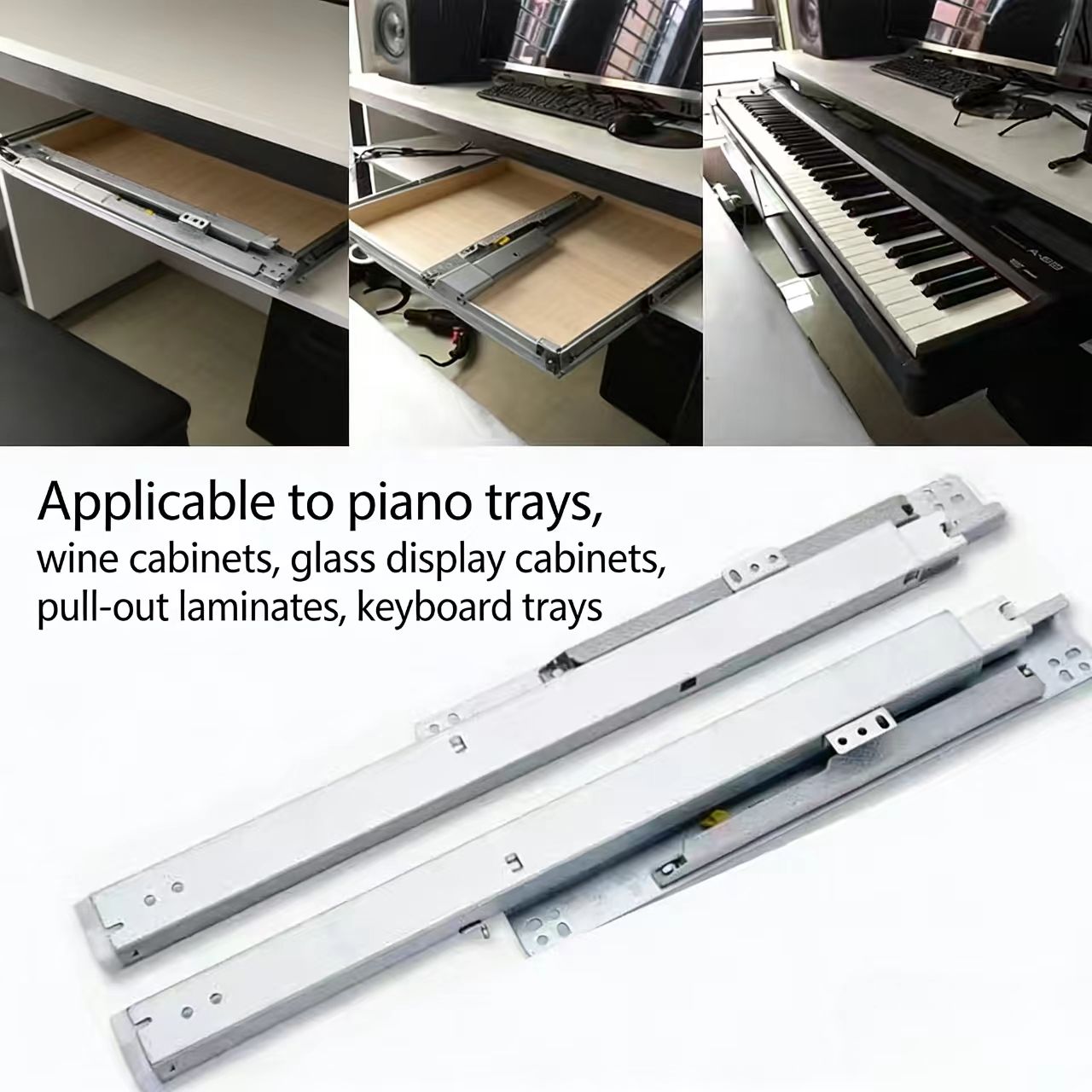 รางเลื่อนลิ้นชักสำหรับตู้โชว์เ - Drawer Slide Pair บทวิจารณ์และราคา