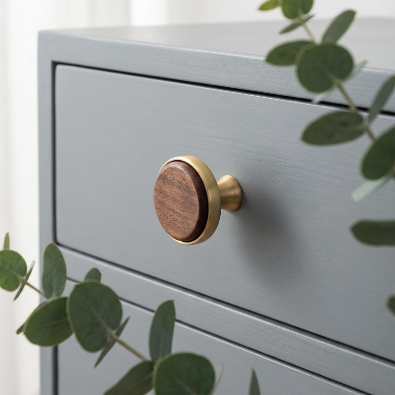 มือจับตู้ครัวไม้วอลนัทแท้สไตล์ - Japanese Furniture Hardware บทวิจารณ์และราคา